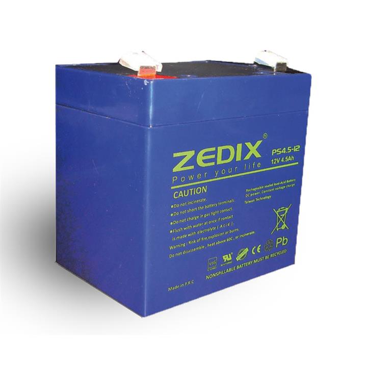 باتری 12 ولت 4,5 آمپر زدیکس zedix